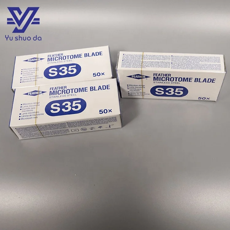 Одноразовые лезвия из нержавеющей стали R35 перо Микротом OEM настраиваемый ПК материал ткани одноразовое лезвие