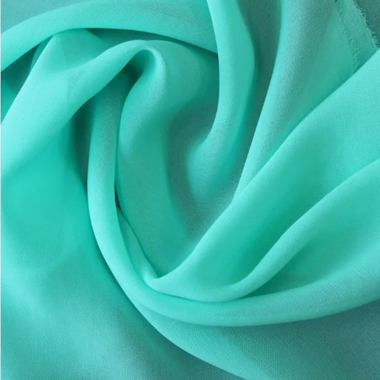 Factory Wholesale Hot Sale Dress Fabric Free Sample Soft Chiffon Fabric Roll Plain Chiffon Fabric