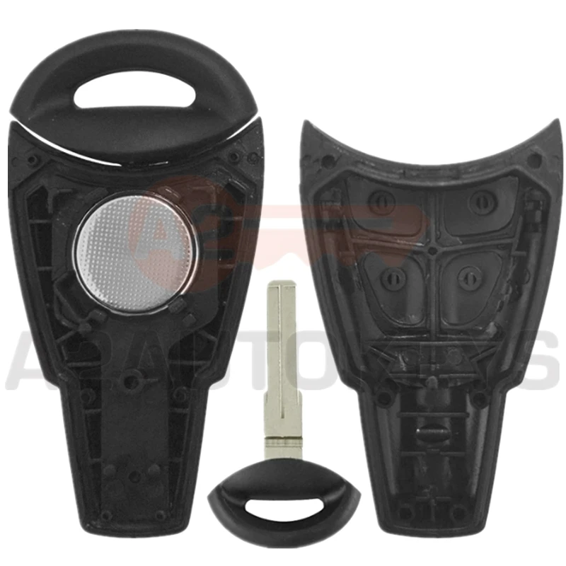 A2AUTOKEYS For SAAB 93 95 9-3 9-5 WF 2003-2011 LTQSAAM433TX 4 Buttons 433 MHZ ID46 Chip Smart Remote Car Key With WT47T Blade