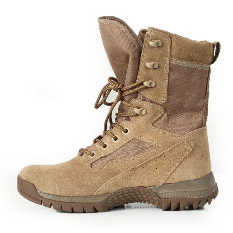 Factory Direct Low price Outdoor Black Safety Boots For Men brown tactical combat Boot