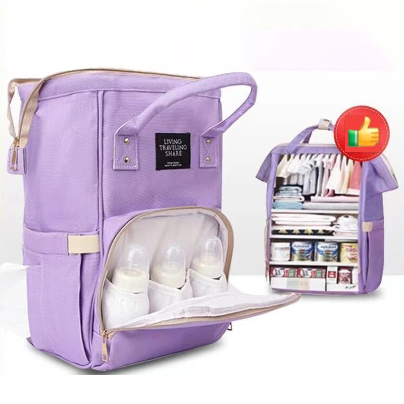 2024 multifunctional waterproof custom baby diapers bags nappy diaper backpack mommy travel bag maternity mummy baby diaper bag