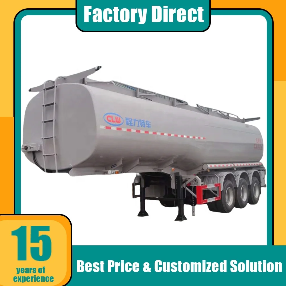 3 axle 36 cbm semi-trailer truck to transport fuel 1000 gallon fuel truck 12 wheels fuel tanker truck for Myanmar