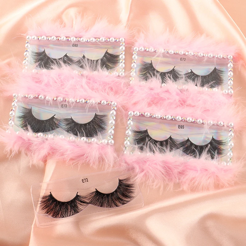 Lashes3d оптовый поставщик 25 мм коробка для упаковки ресниц из меха норки фирменная торговая