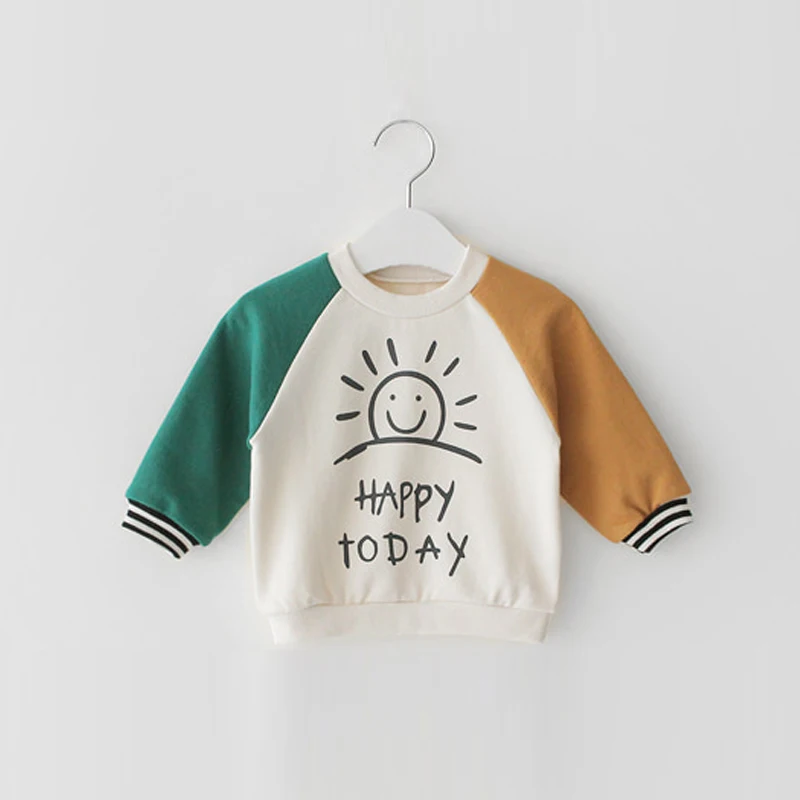 
2019 Newarrival long sleeve newborn baby boy girls T-shirt 