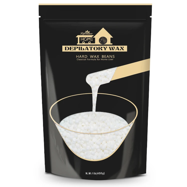 Бесплатный образец Cera Depilatoria 500 г в пакете, различные цвета, бразильские восковые бусины, твердый воск для удаления волос