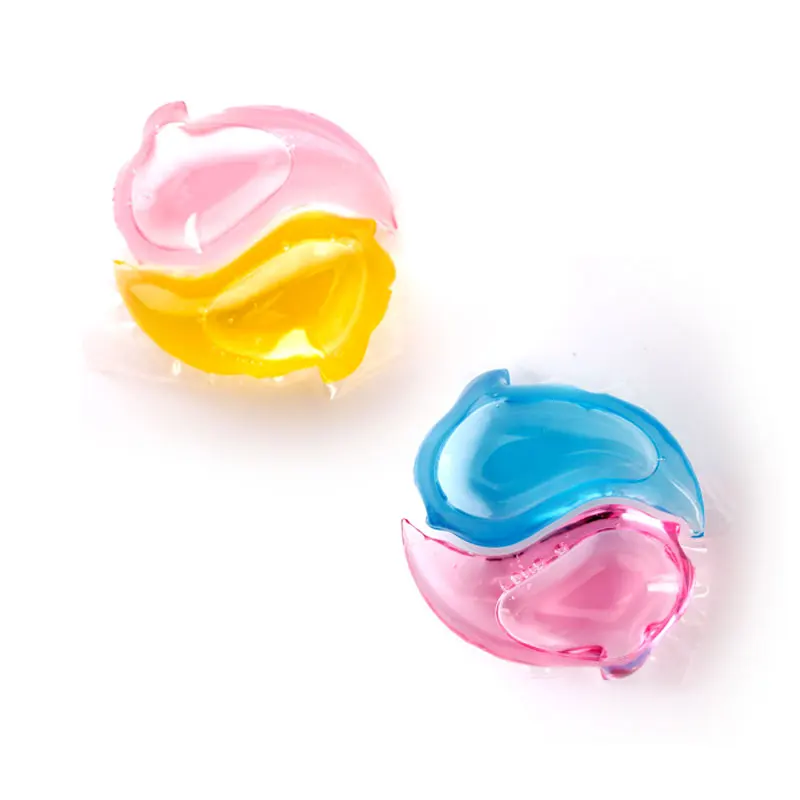 Wholesale natural environment-friendly aroma 3in1 washing pods  liquid laundry detergent capsules with a super-concentratedHot s