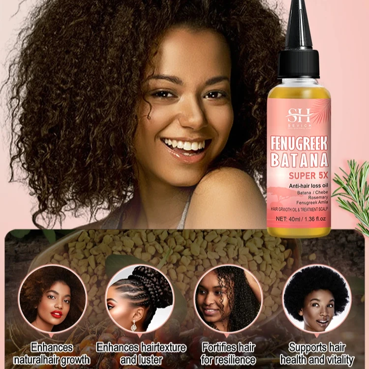 High-quality Rosemary & Fenugreek Herbal Hair Growth Oil Organic Fenugreek Oil Raw Organic Batana Oil For Hair