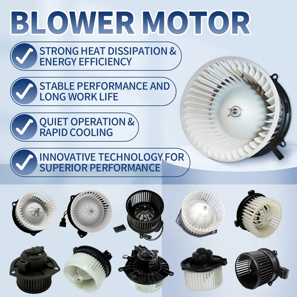 CW Direction A/C Fan AC.117.3033 12V Car Air Blower for Air Conditioner NISSAN NEW D-MAX 2012 Blower Motor Car OE 27226JS71C