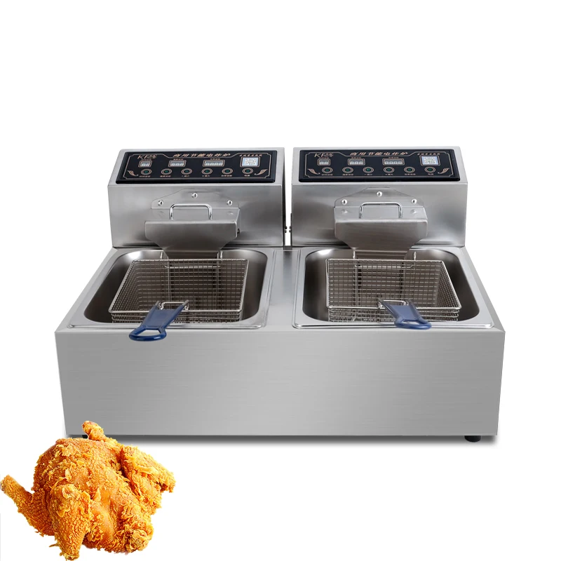 Commercial fish potato plantain chips fats fryer frying machine  turkey industrial deep fryer