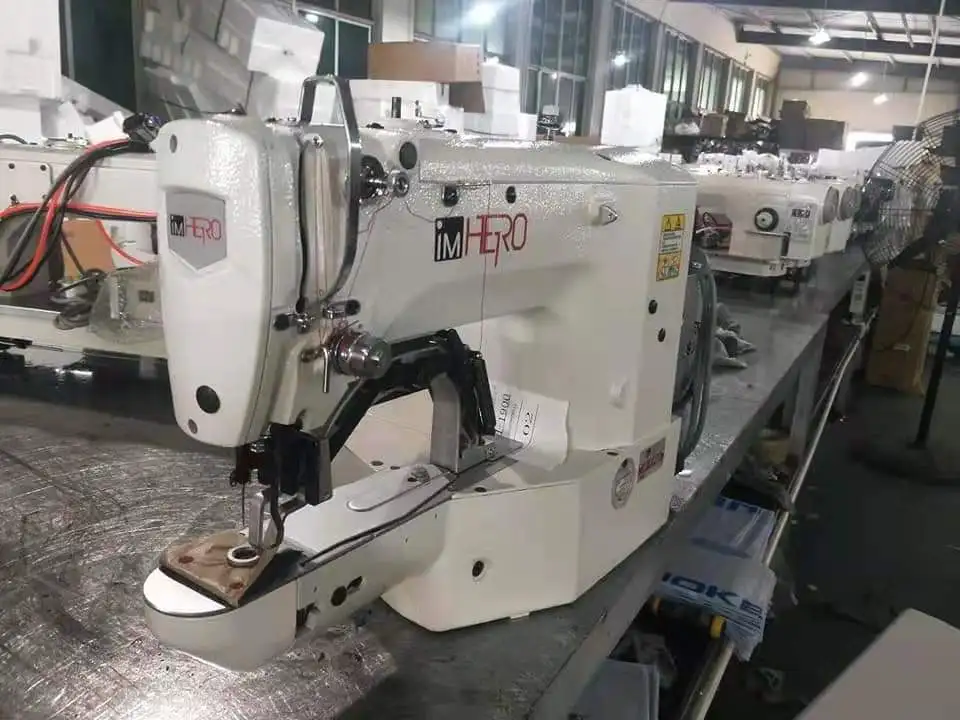 Computer Eyelet Button Holing Industrial Sewing Machine Baseball Cap Making Machine Button Holing Machine