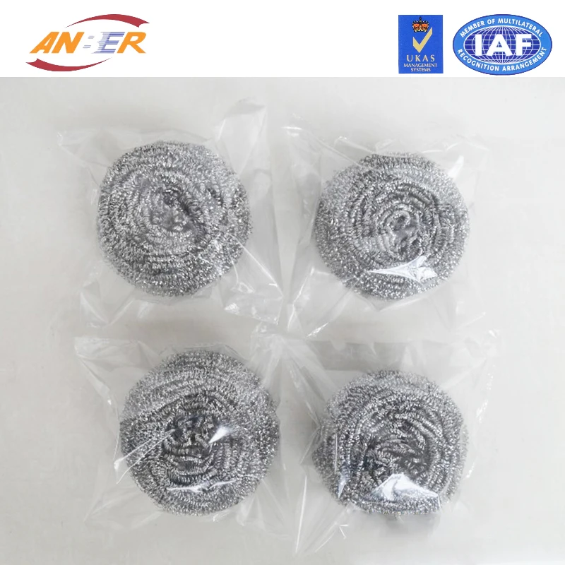 18g in bulk Kitchen pot pan stainless steel wire scouring pad daddy scrubber