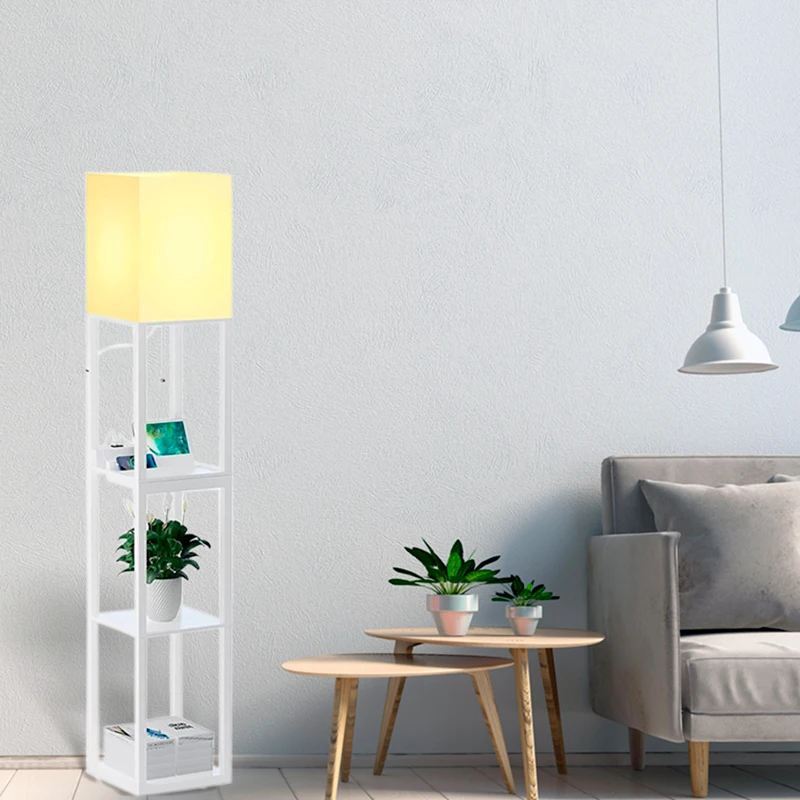 Hot sell nice design wooden material floor lamp for house and office