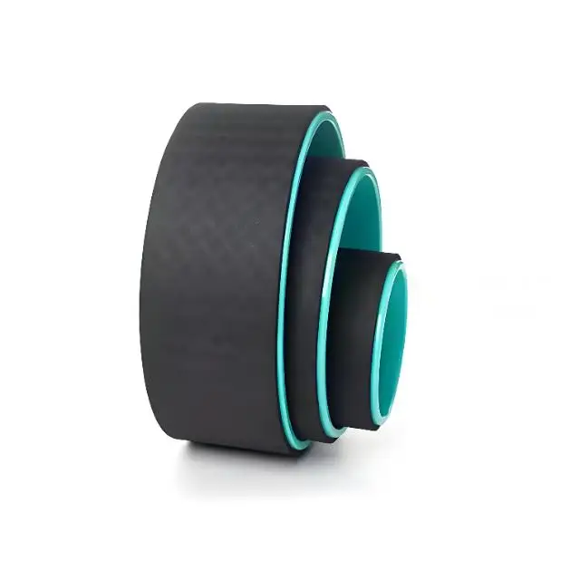Mini Dharma Yoga Wheel Gym Fitness Eco Friendly TPE Yoga Wheel Set 3 Pack