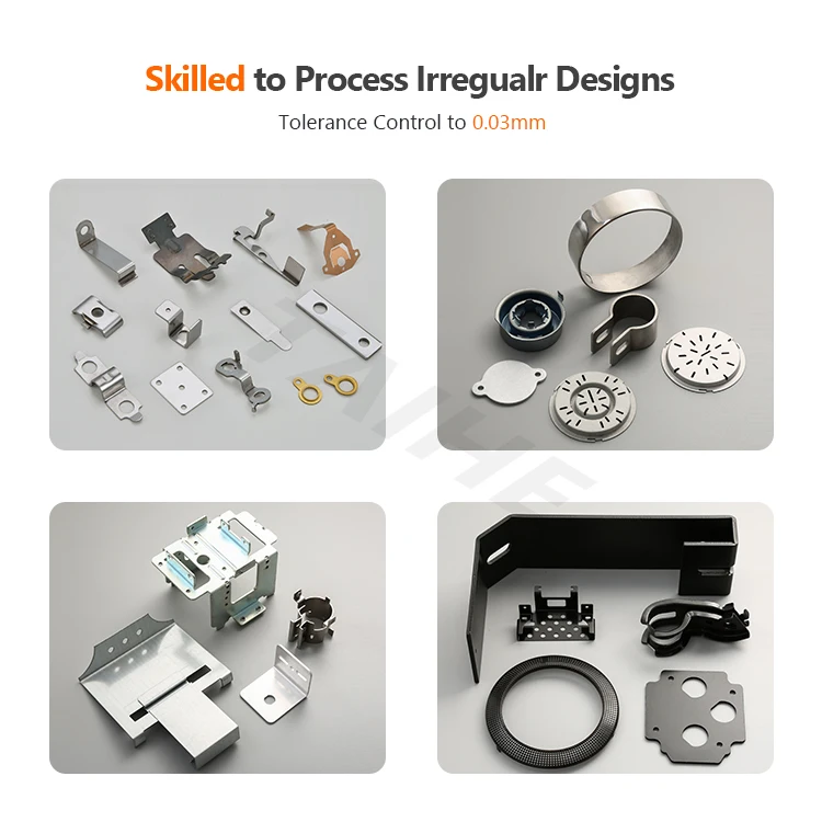 Custom Precision Stamping Stainless Steel Copper Sheet Metal Leaf Spring Mount Plate