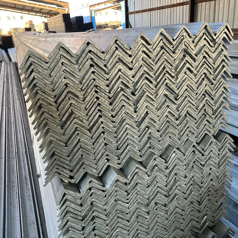 ASTM A36 A53 Q235 Q345 unqual Equal 2 Inch Galvanized Iron L Shape Mild carbon Steel Angle Bar