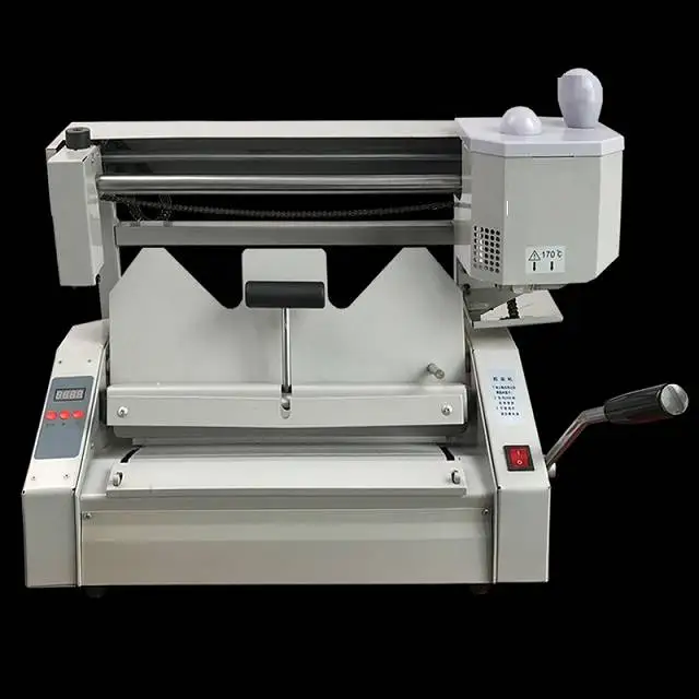 A4 Size Automatic Glue Binding Machine A2 Large Format Contract Hot Melt Binding Machine For Tender Document Book Paper