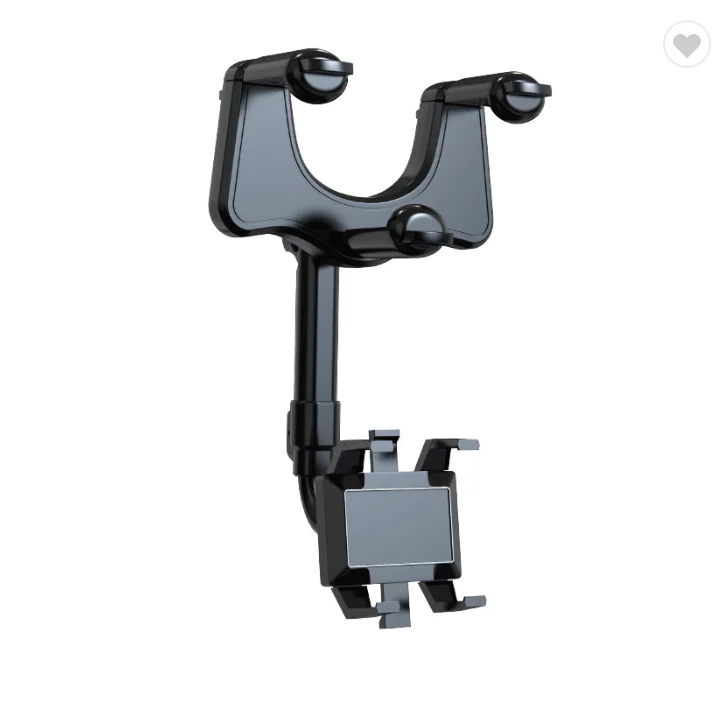 Multifunctional Rearview Mirror Phone Holder for Car Adjustable Rotatable And Retractable Rear View Mirror Car Phone Holder