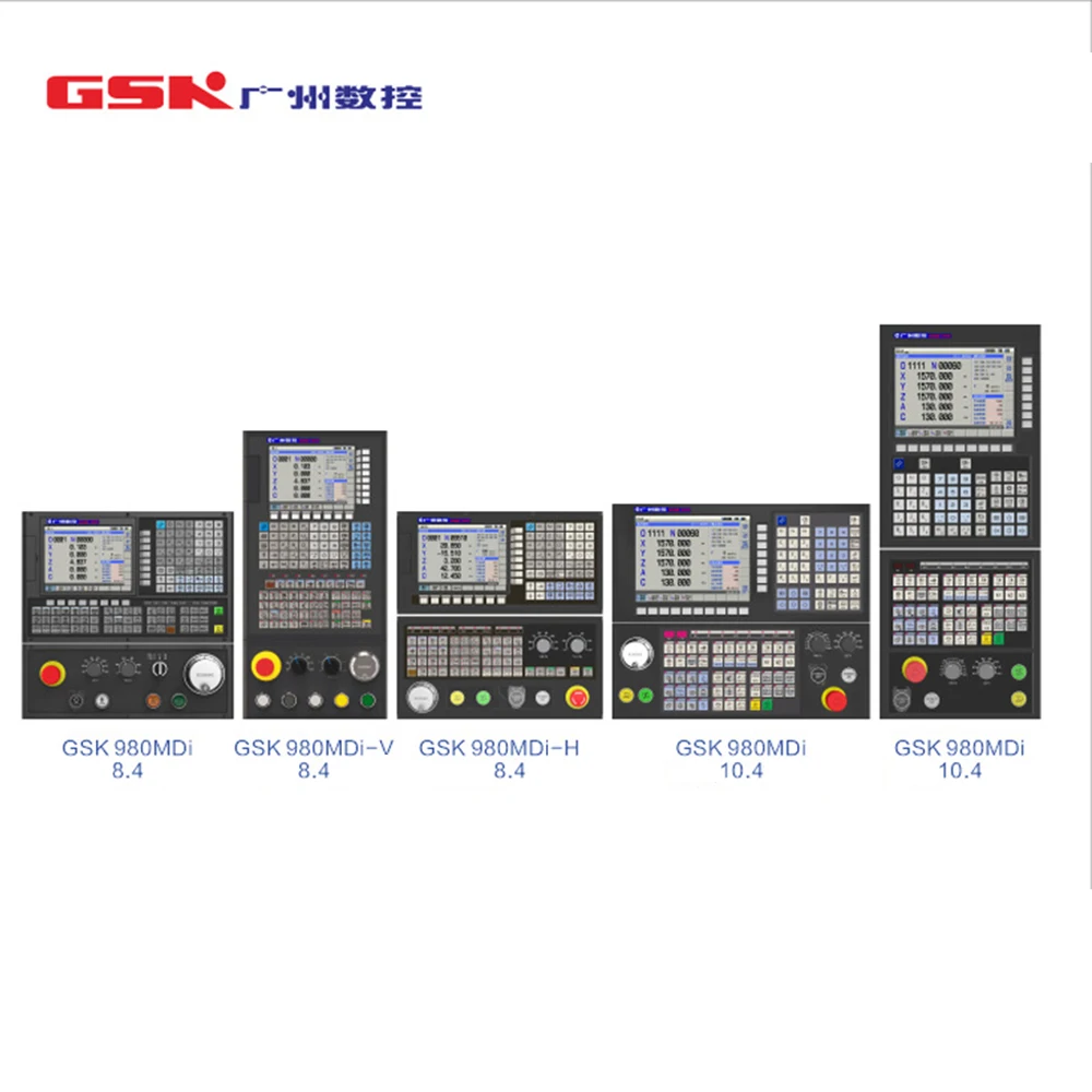 GSK 980TDi CNC controller Guangzhou CNC Double channel lathe  Numerical control system