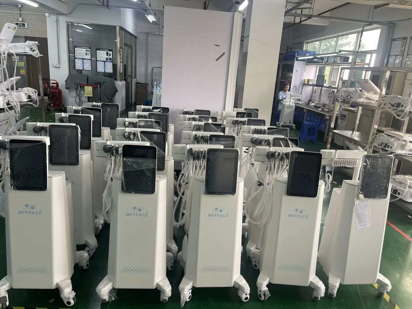 Non-invasive wrinkle removal vline sculpting radio frequency facial lifting electric ems facial beauty machine