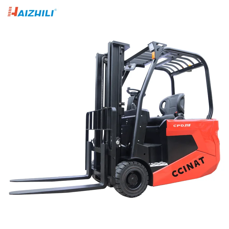 HaizhiLi Handling Equipment Seated battery 0.7 ton mini electric forklift truck