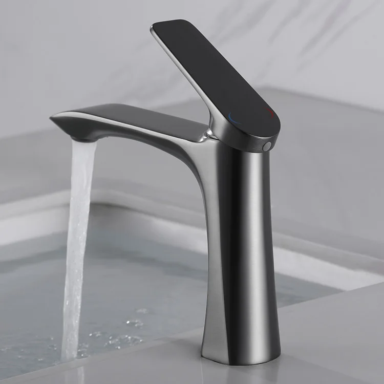 Kidolux Hot And Cold Water Mixer Copper New Design Brass Bathroom Basin Faucet High Quality Sanitary Ware Bathroom Tap