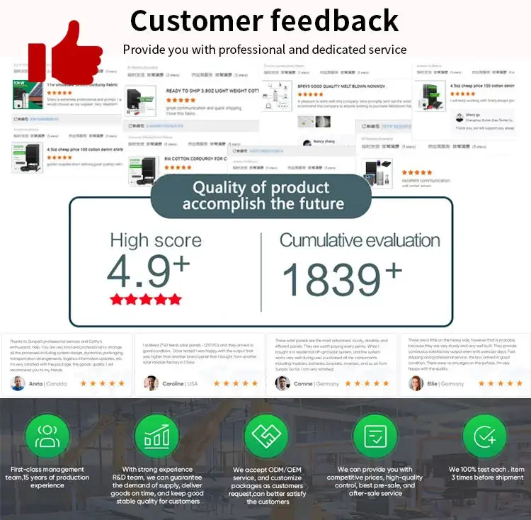 Innovative Rack Mounted Lithium Ion Battery for Solar Generator of Home Storage Battery 51.2v Management System