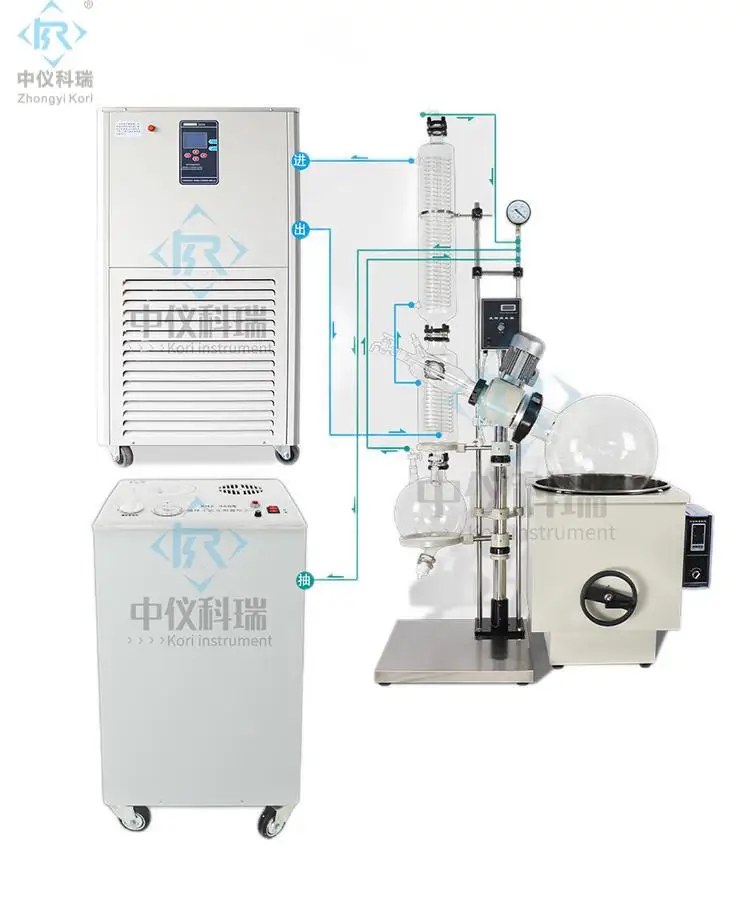 Lab 50L Rotary Evaporator Turnkey Setup Rotovap