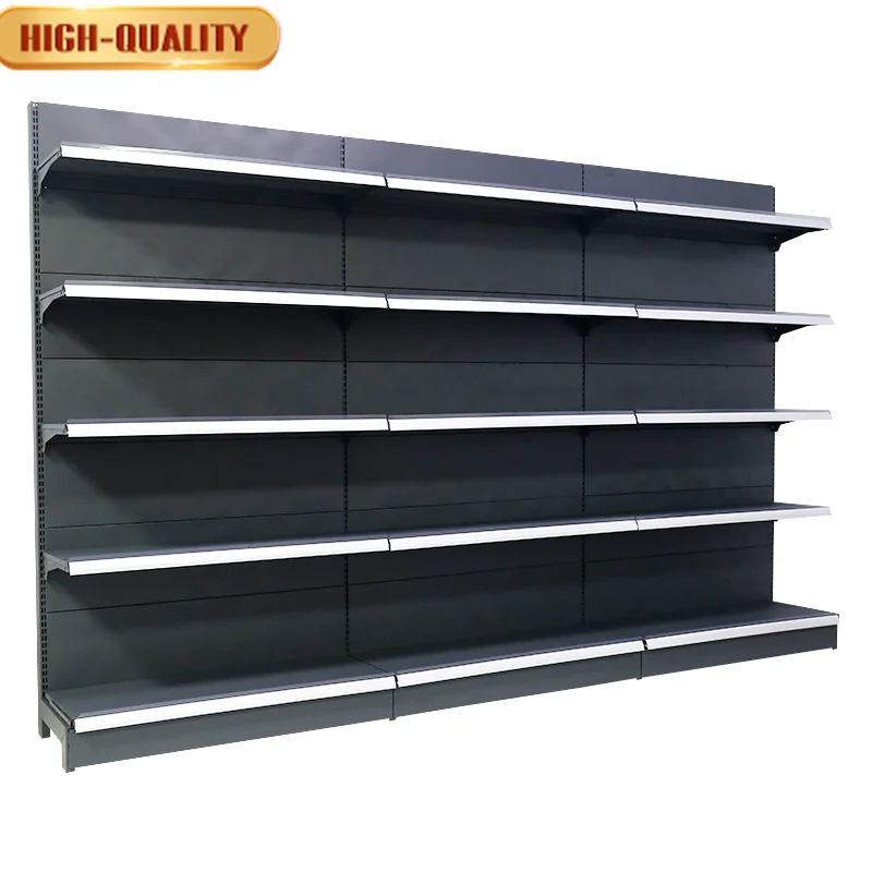 MINGXIN Retail Shop Equipment Stands Supermarket Supplies Display Racks Gondola Shelving