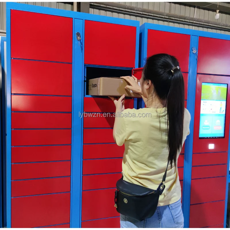 Last Mile Intelligent Parcel Locker Pin Code Self-service Pick up Parcel Delivery Locker