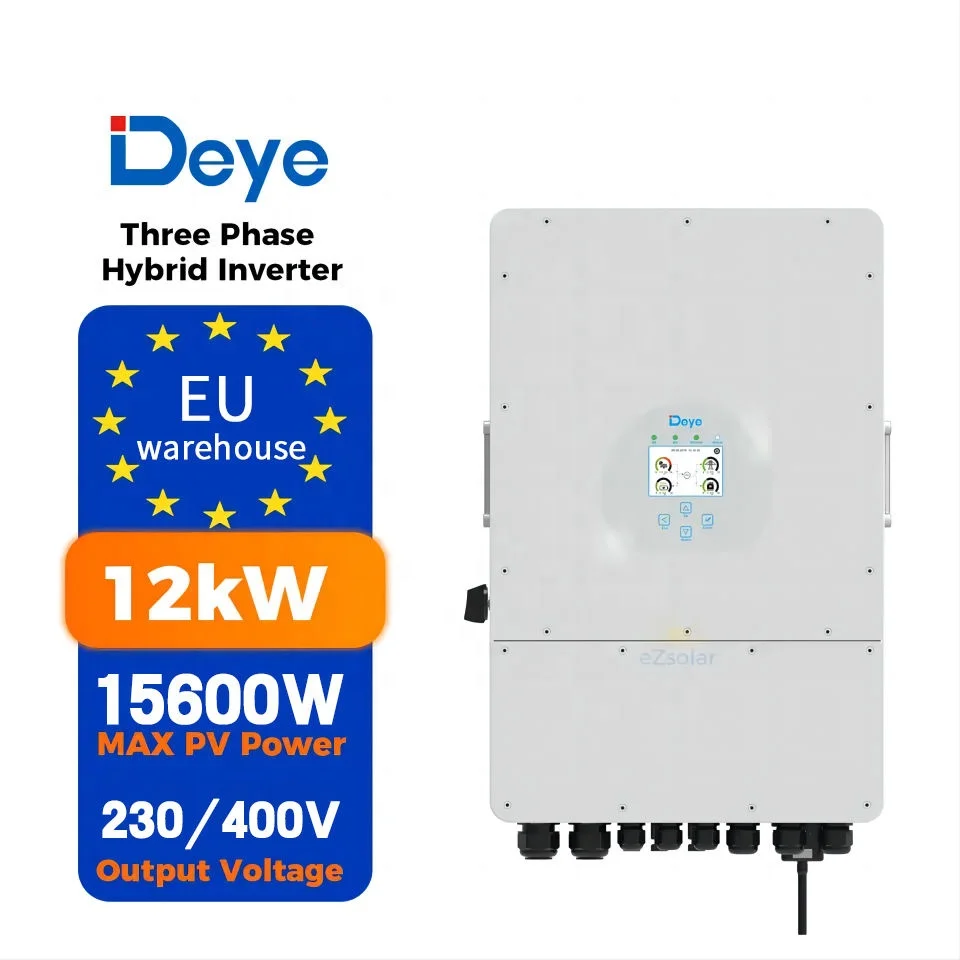 Оптовая продажа двухфазный гибридный инвертор Deye SUN-12K-SG04LP3-EU 8 кВт 10 12 с аккумулятором 48 В 51 2 для домашнего хранения энергии
