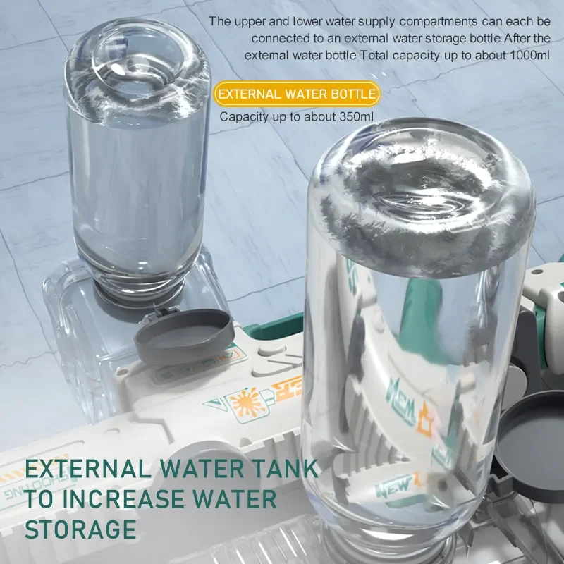 High Capacity Battery Powered Electric Water Gun Toy Automatic Electronic Powerful Water Gun For Adults Kids Summer Outdo