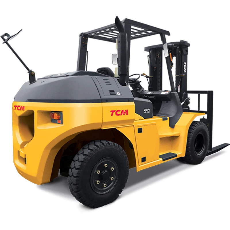 Японский оригинальный Подержанный TCM FD70 7-тонная строительная техника мощный и надежный Средний вилочный погрузчик