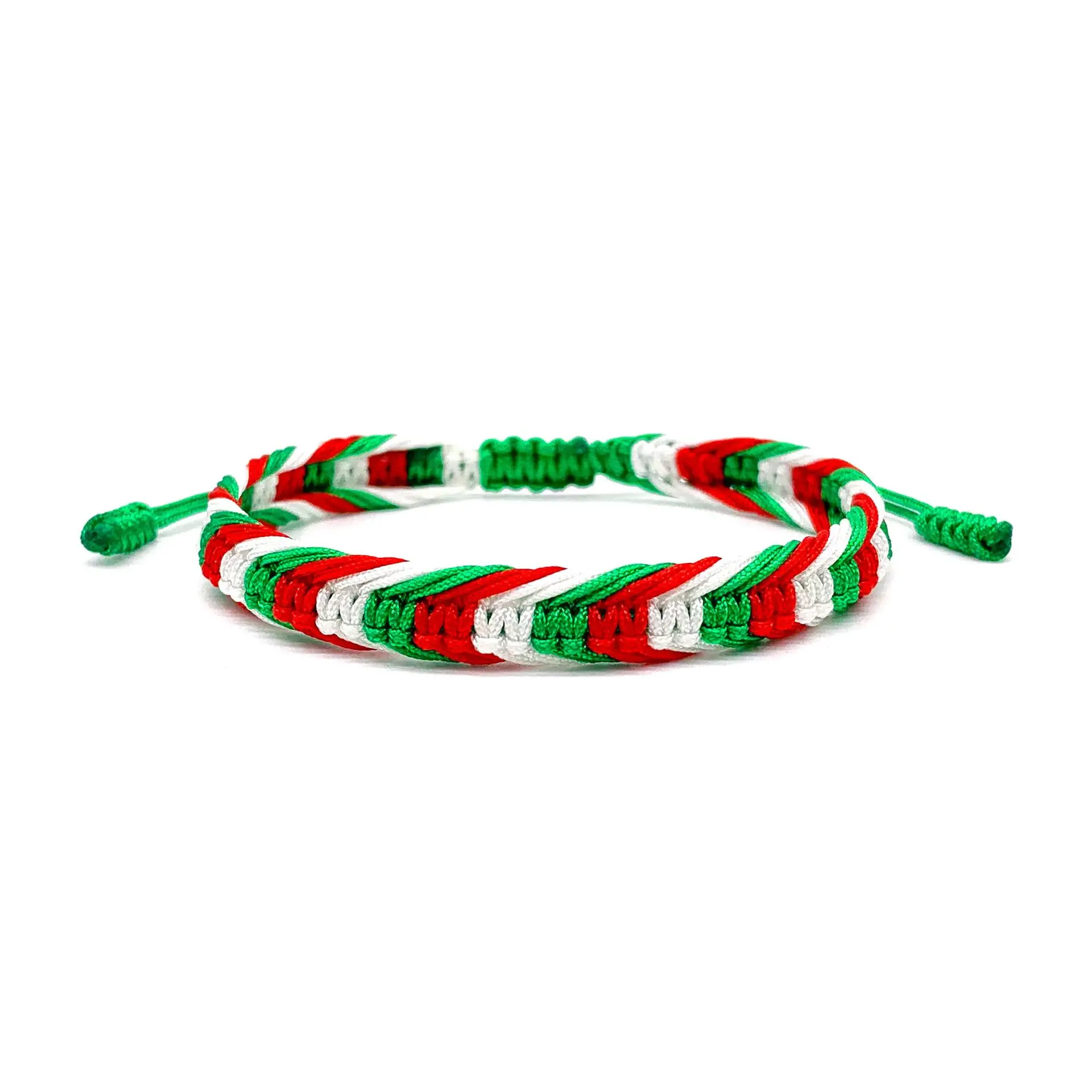 Various Hand Woven Country Flag Color String Bracelets Adjustable Palestine Iran Jamacia France flag Macrame Bracelets Gift