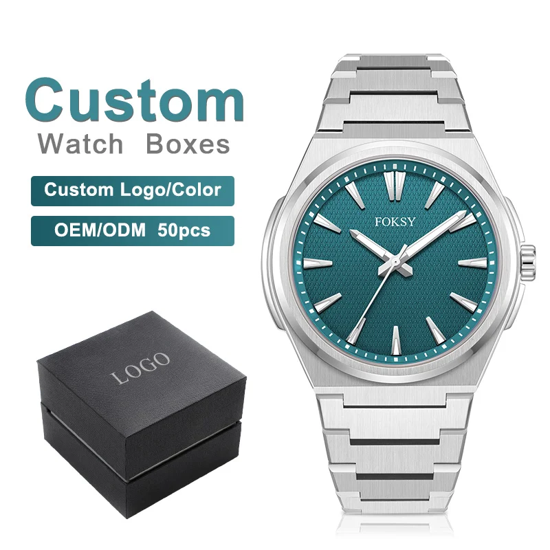 Дизайн ваших роскошных часов с принтом на заказ Мужские наручные кварцевые часы пользовательским логотипом мужские для мужчин