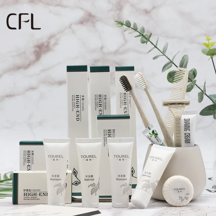 Luxury Custom Comb Shower Cap Razor Soap Amenities Supplies In China 5 Star Hotel Products Amenity Sets