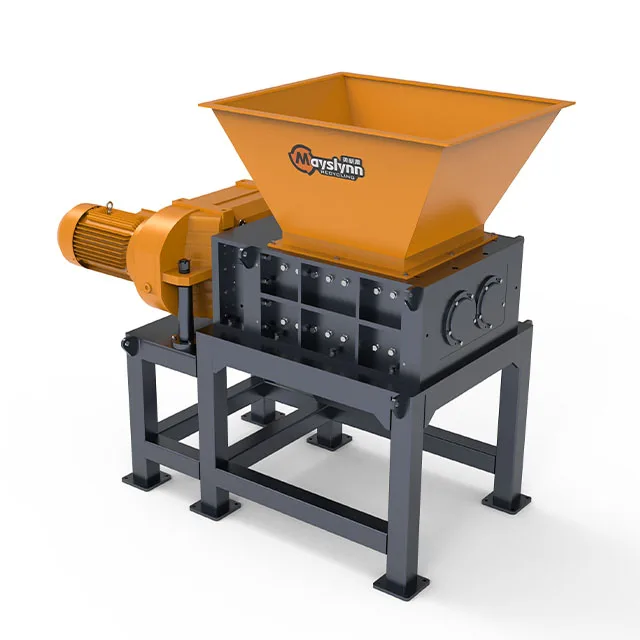 Best selling double shaft shredder tire shredders tyre recycling equipment/scrap metal shredders