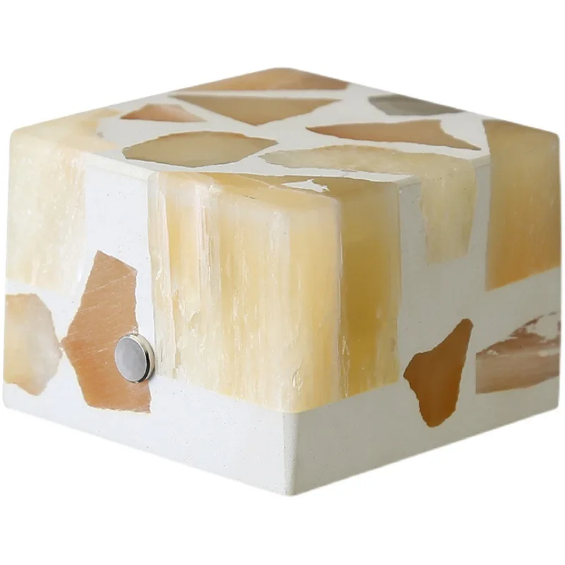 Natural Ore Atmosphere Night Light Charging Sensor Girl Living Room Gift Box Bedroom Lamp INS Hot Sale Night Light