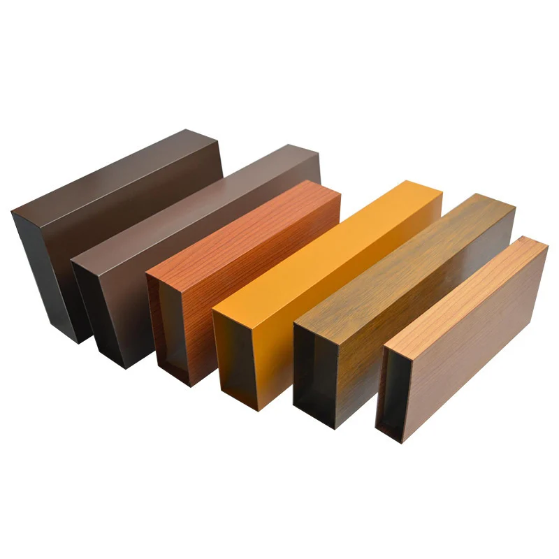 New Design Acoustic Suspended Ceiling Aluminum Metal Interior Decor Sample Available Stretch Wooden Grain Ceiling