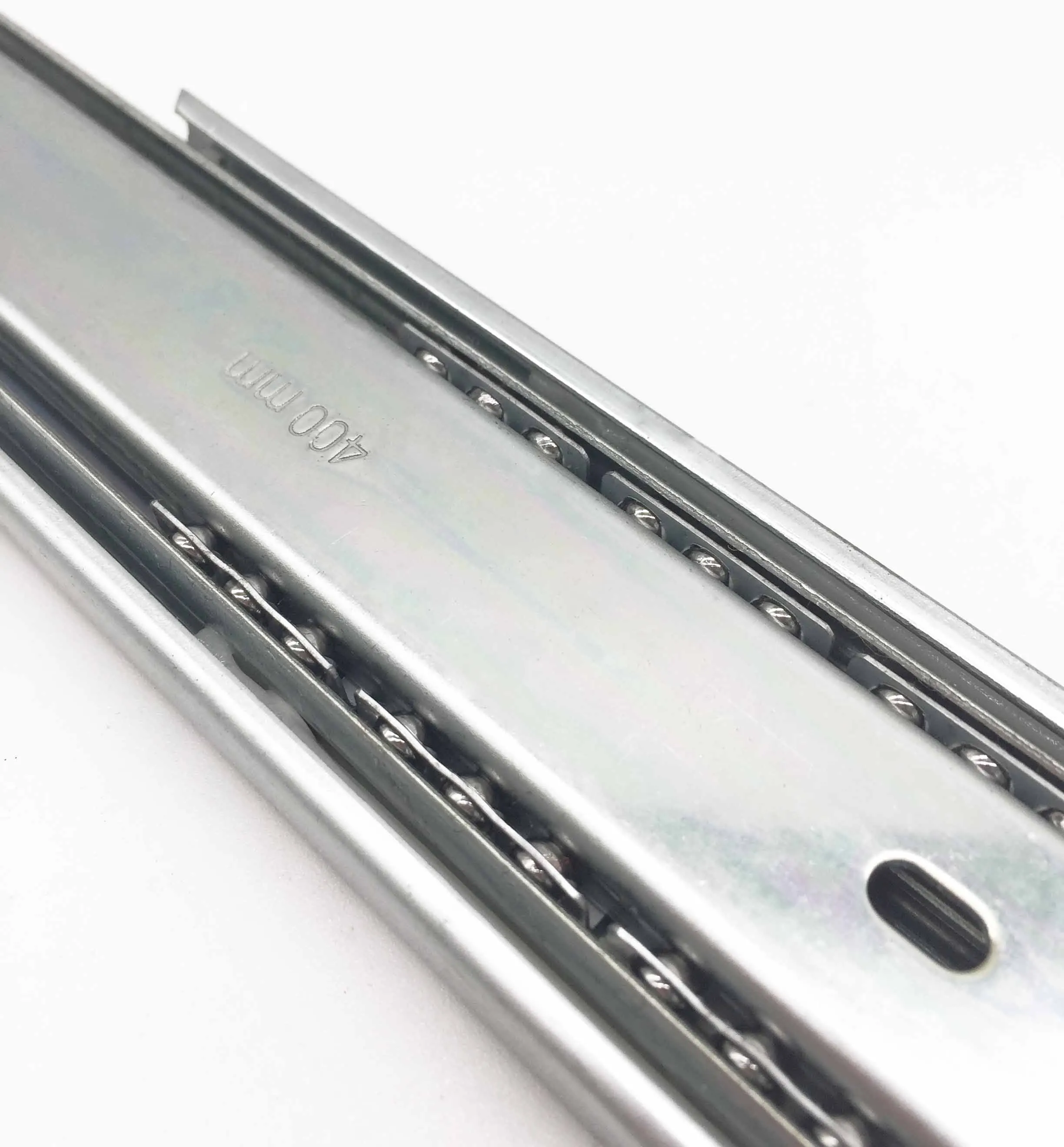 45mm buffer metal auto close ball bearing drawer slides rail push open drawer slides