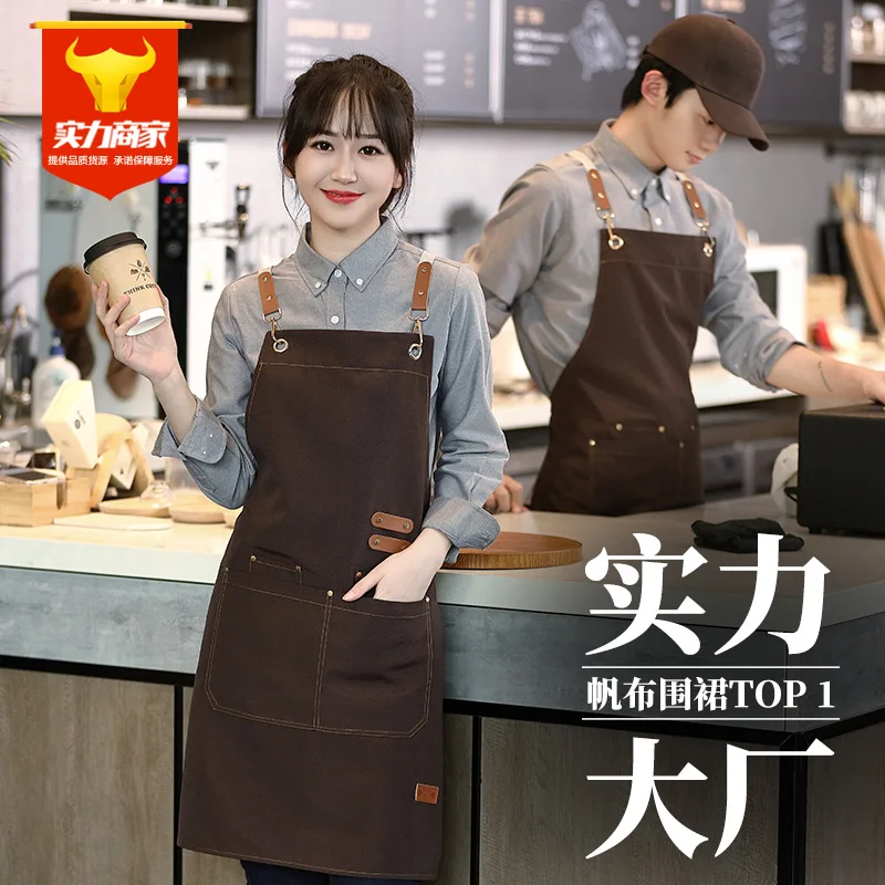 Waterproof and oil-proof cooking apron Kitchen apron