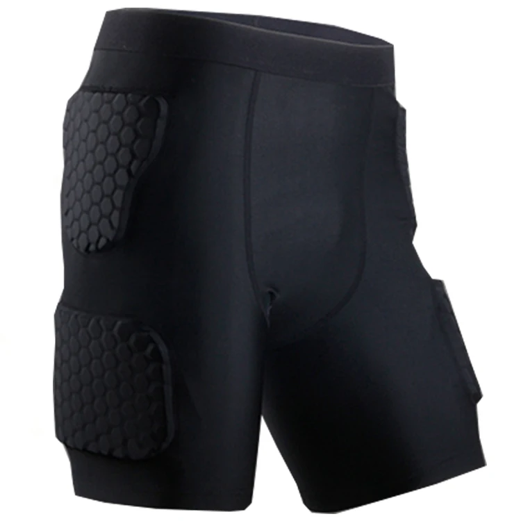 Factory Direct Supply Sports Mens Baseball Anti Collision Shorts Lycra Honeycomb Anti-collision Knee Pants With Wholesale Price