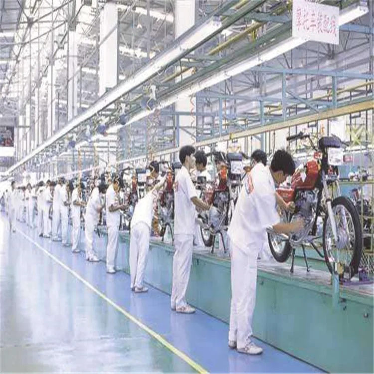 
High performance automatic assembly line for motorcycles 