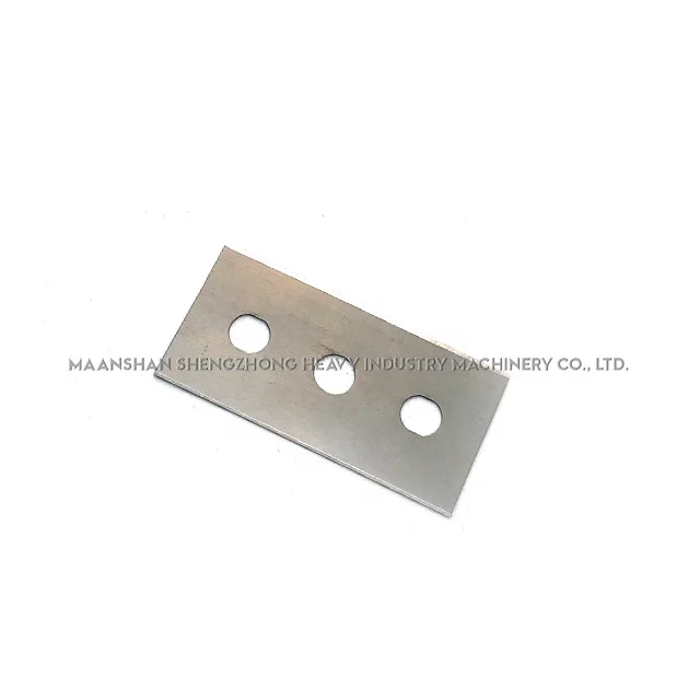 Tungsten carbide three holes blade for cutting plastic film