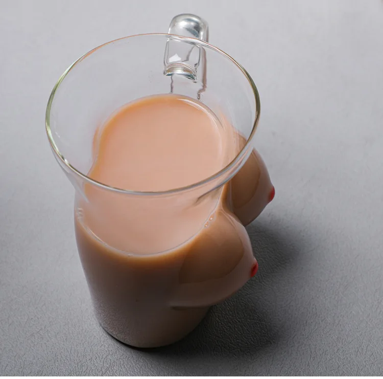 Drinking Cup Body Mug Wedding Mugs Modern Retro Cup Tea Mug Coffee with Handle Funny Glass Double Wall Glass Marble Cup Round