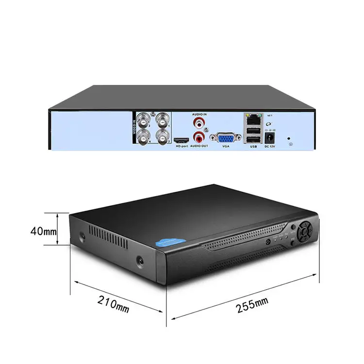 Home security camera systems kit 4 Channel 1080P Indoor H.264 AHD CCTV Security Camera Dome System