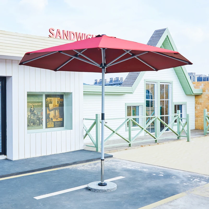 Outdoor Furniture Patio Leisure Way  Beach  Parasol Sun Shade With Logo Tent Big Pool Beach Umbrella