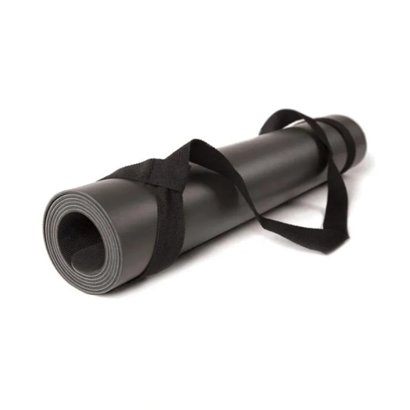 
High Quality Custom Sports Sling Shoulder Carry Belt Exercise Stretch Fitness Elastic Yoga Belt Yoga Adjustable Mat Strap Belt 