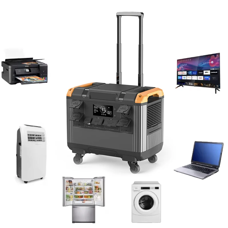 3000W 2688Wh Portable Power Station Solar Generator for Camping Outdoor Emergency Backup Power Supply RV Home Travel