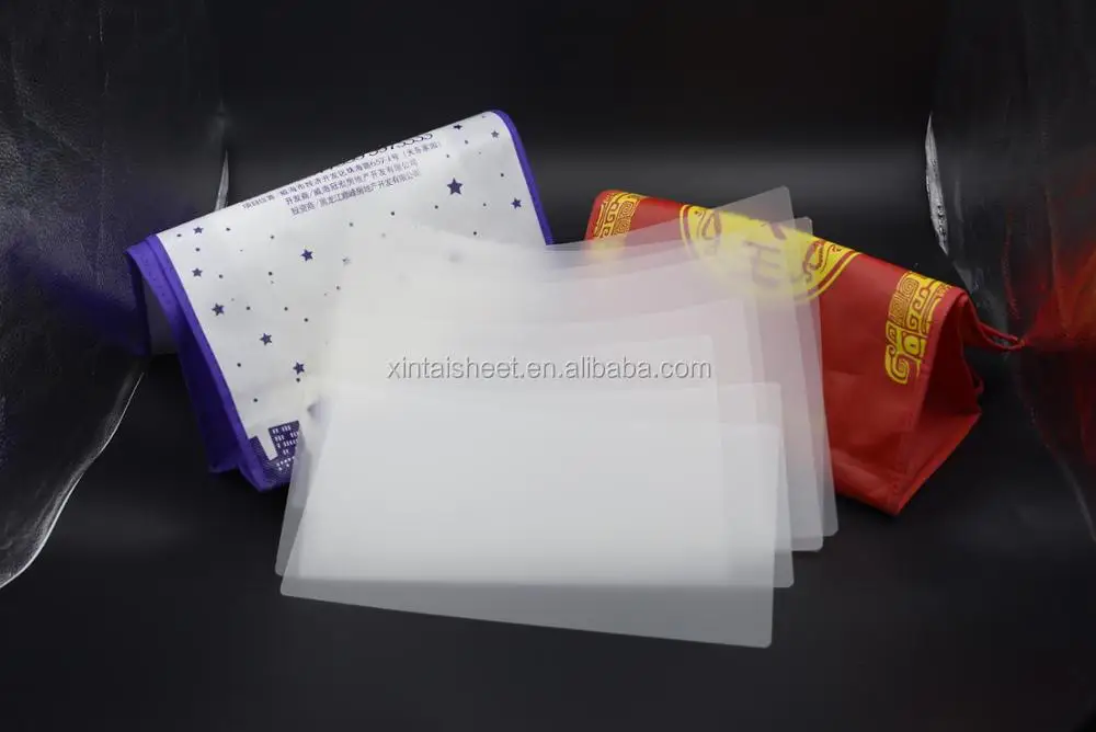 Custom A4 0.5mm - 3mm Rigid Matte Glossy White PP Plastic Sheet PP Board For Cards Stationery Packing Box