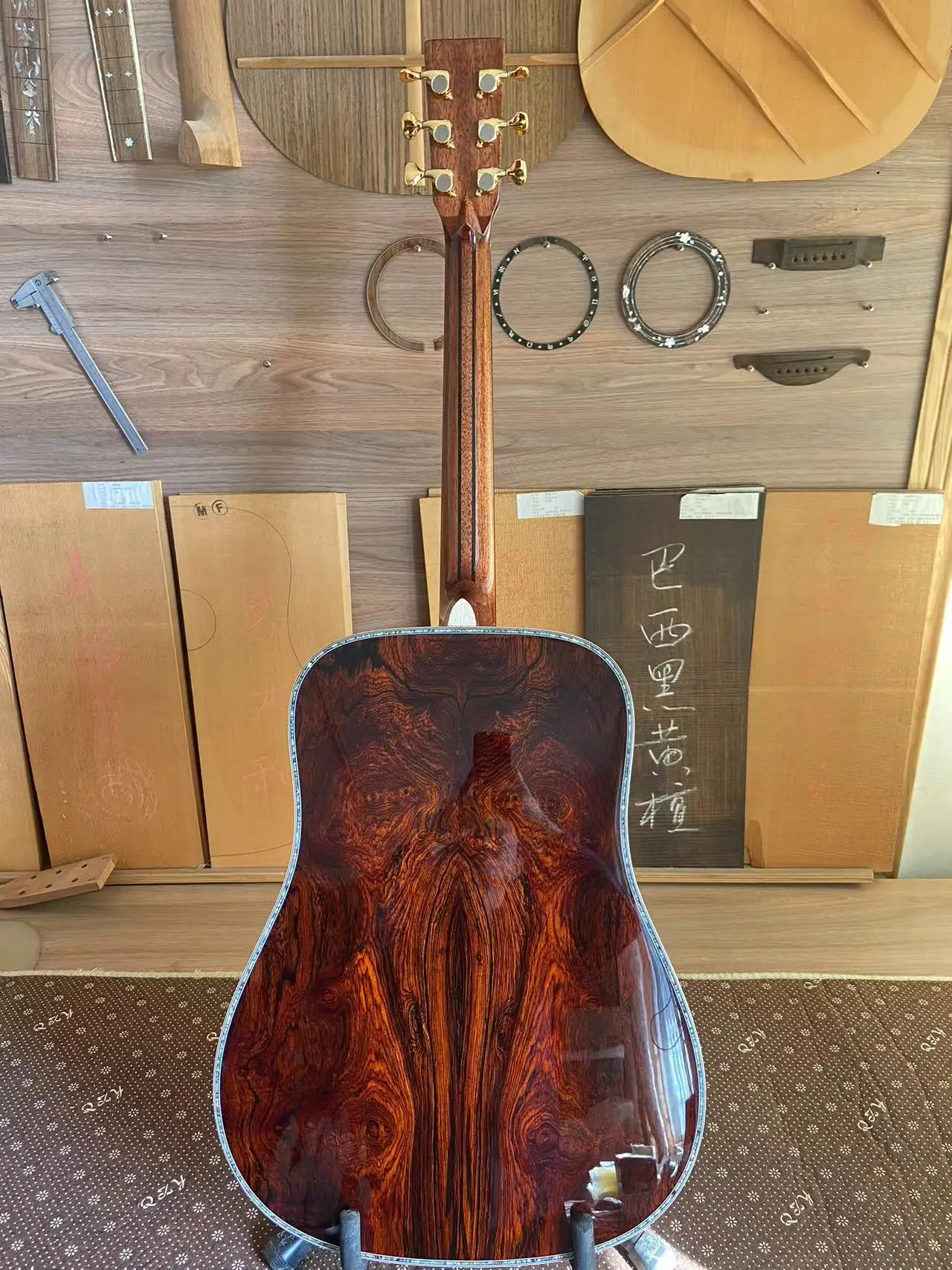 JD-950 Custom High quality handmade all solid guitars Adirondack spruce (15 years) coco polo acoustic guitar